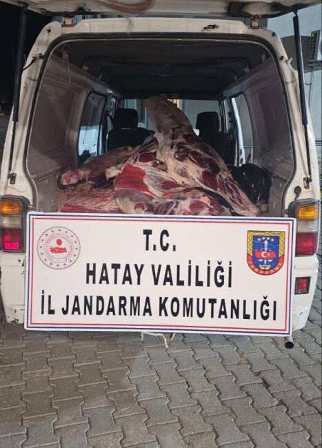 Hatay’da jandarma ekiplerinin düzenlediği operasyon sonucu menşei bilinmeyen yaklaşık 1