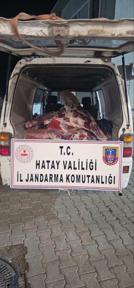 Hatay’da jandarma ekiplerinin düzenlediği operasyon sonucu menşei bilinmeyen yaklaşık 1