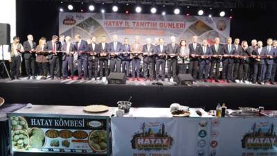 İstanbul Atatürk Havalimanı’nda düzenlenen Hatay Tanıtım Günleri, 6 Şubat depremlerinin