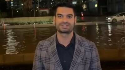 Hatay’ın İskenderun ilçesinde etkili olan şiddetli sağanak yağış kenti kısa