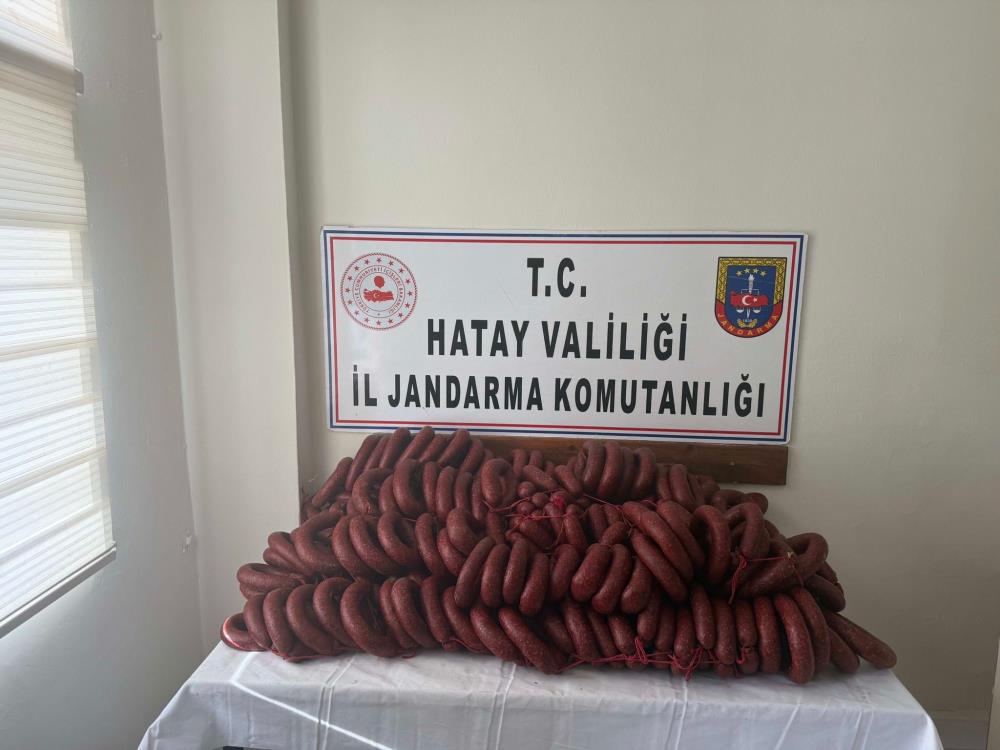 Hatay’da jandarma ekipleri, halk sağlığını tehdit edebilecek kaçak et ürünlerine