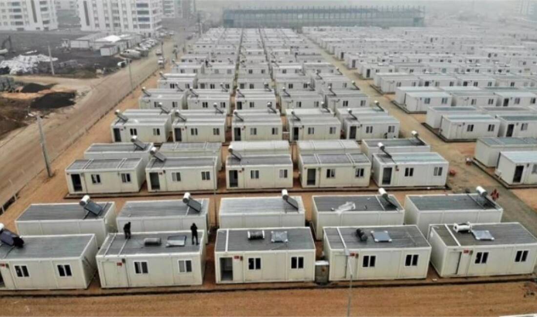 Hatay’da deprem sonrası geçici barınma amacıyla kurulan konteyner alanlarının kaldırılmasına