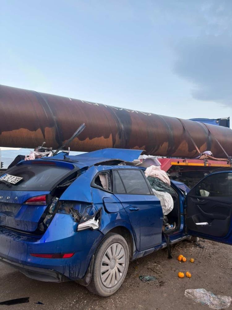 Hatay’ın Belen ilçesinde Kırıkhan–Antakya yolu üzerinde meydana gelen trafik kazasında,