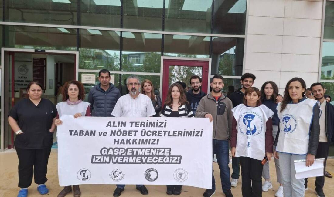 Eylül ayı ek ödemeleri hâlâ yapılmadı, neden? Sağlık ve Sosyal Hizmet Emekçileri Sendikası (SES) Hatay Şube Eş