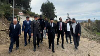 Hatay’ın Yayladağı ilçesinde, sınır ticaretine açılacak Yayladağı Gümrük Kapısı’nın güçlendirme