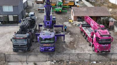 Hatay'da vinç sektöründe hizmet veren Kamil Yücel, kızının ‘Baba bizim