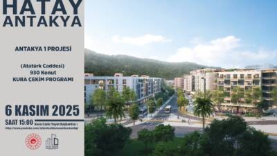 Hatay’ın Antakya ilçesinde yapımı tamamlanan Antakya 1 Projesi (Atatürk Caddesi)