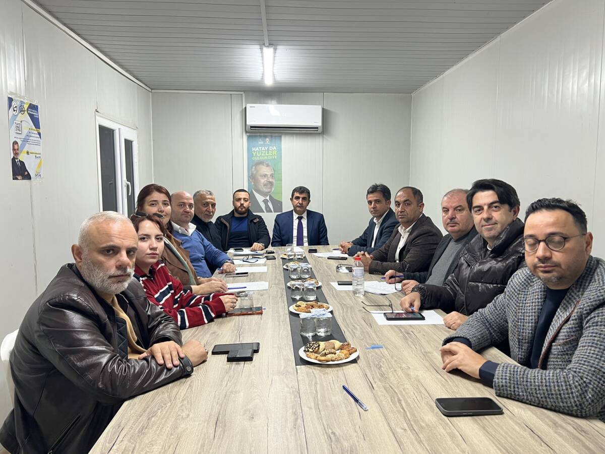 AK Parti Hatay İl Başkanlığı, haftalık olağan İl Yürütme Kurulu