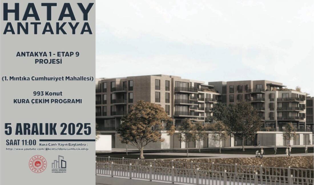 Hatay’ın Antakya ilçesinde yürütülen Antakya 1 – Etap 9 Projesi