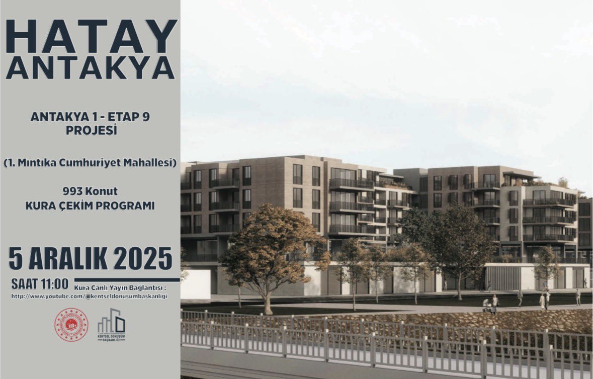 Hatay’ın Antakya ilçesinde yürütülen Antakya 1 – Etap 9 Projesi