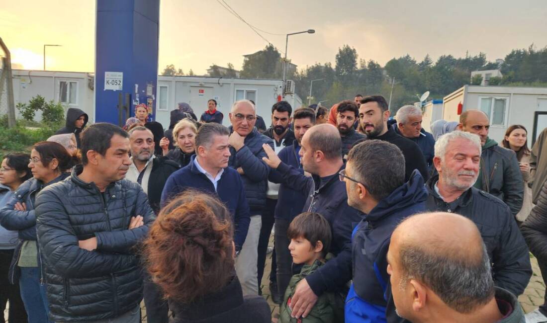 Hatay’ın Defne ilçesindeki Şehit Öğretmen Aybüke Yalçın Geçici Konaklama Merkezi
