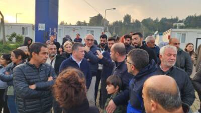 Hatay’ın Defne ilçesindeki Şehit Öğretmen Aybüke Yalçın Geçici Konaklama Merkezi