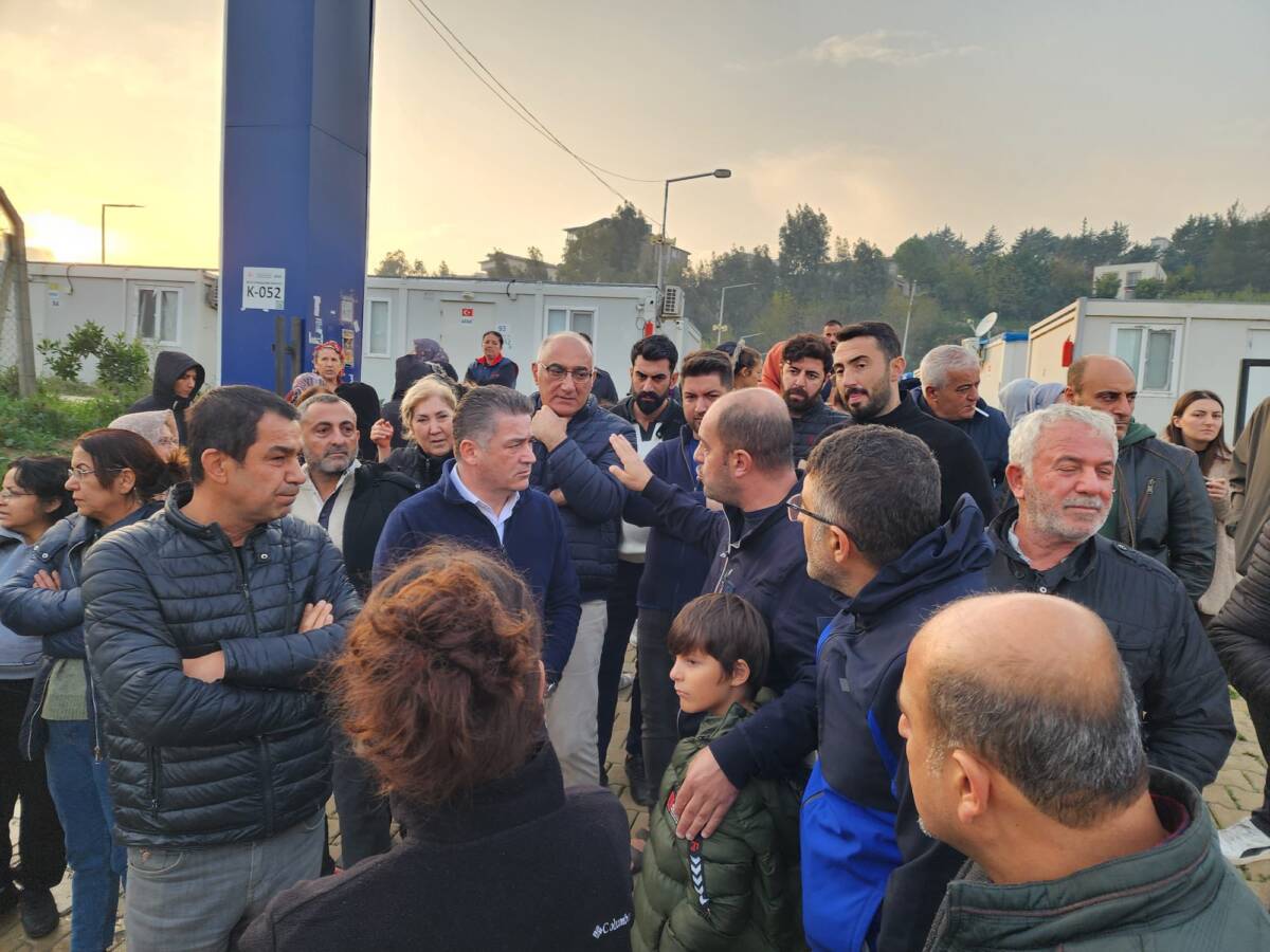 Hatay’ın Defne ilçesindeki Şehit Öğretmen Aybüke Yalçın Geçici Konaklama Merkezi