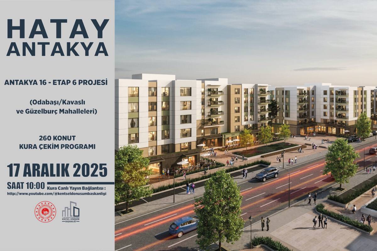 Hatay 16. Etap Konutları İçin Kura Günü
