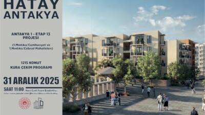 Hatay’da yapımı tamamlanan konut projeleri kapsamında kura heyecanı yaşanacak. Antakya