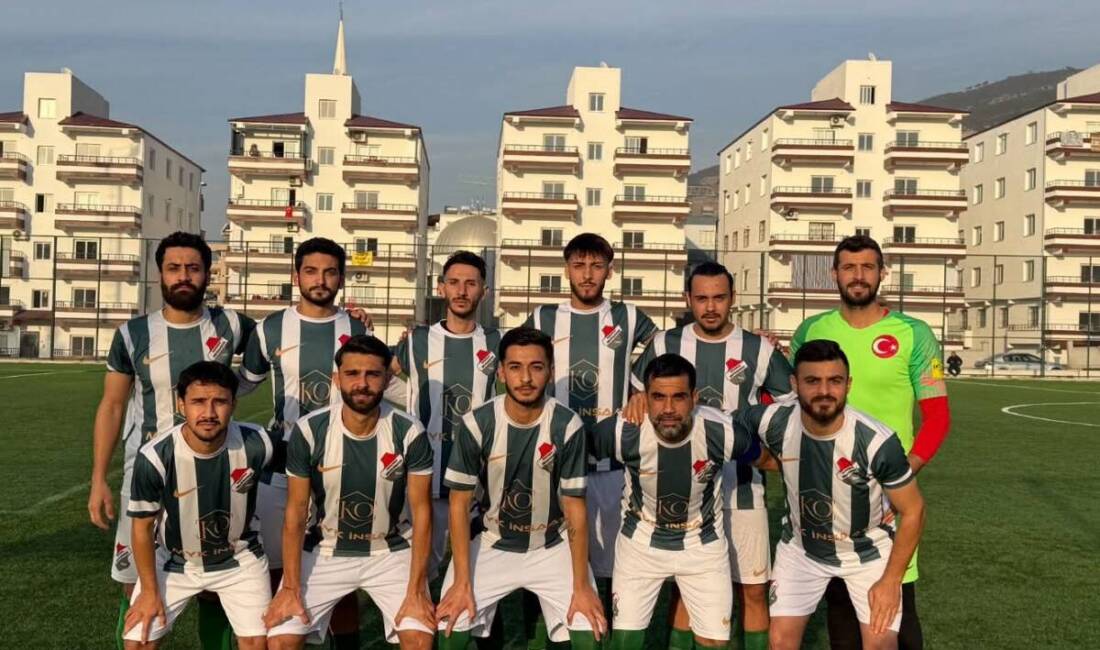 Meydanspor’dan Gol Yağmuru Hatay Süper Amatör Ligi (B) Grubu lideri İskenderun Meydanspor, son