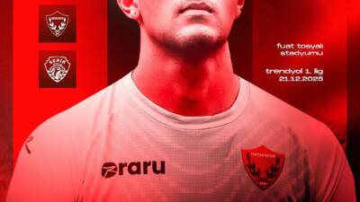 Atakaş Hatayspor, Trendyol 1. Lig’in 18. haftasında sahasında Serikspor ile