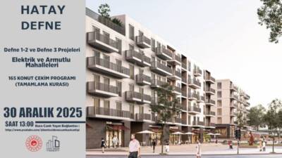 Hatay’da kentsel dönüşüm çalışmaları kapsamında hayata geçirilen projelerde önemli bir