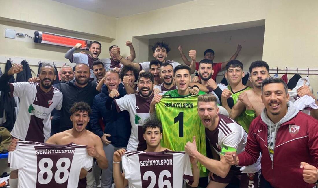 Hatay 1. Amatör Küme’de şampiyonluk mücadelesi veren Serinyolspor, Samandağ deplasmanında