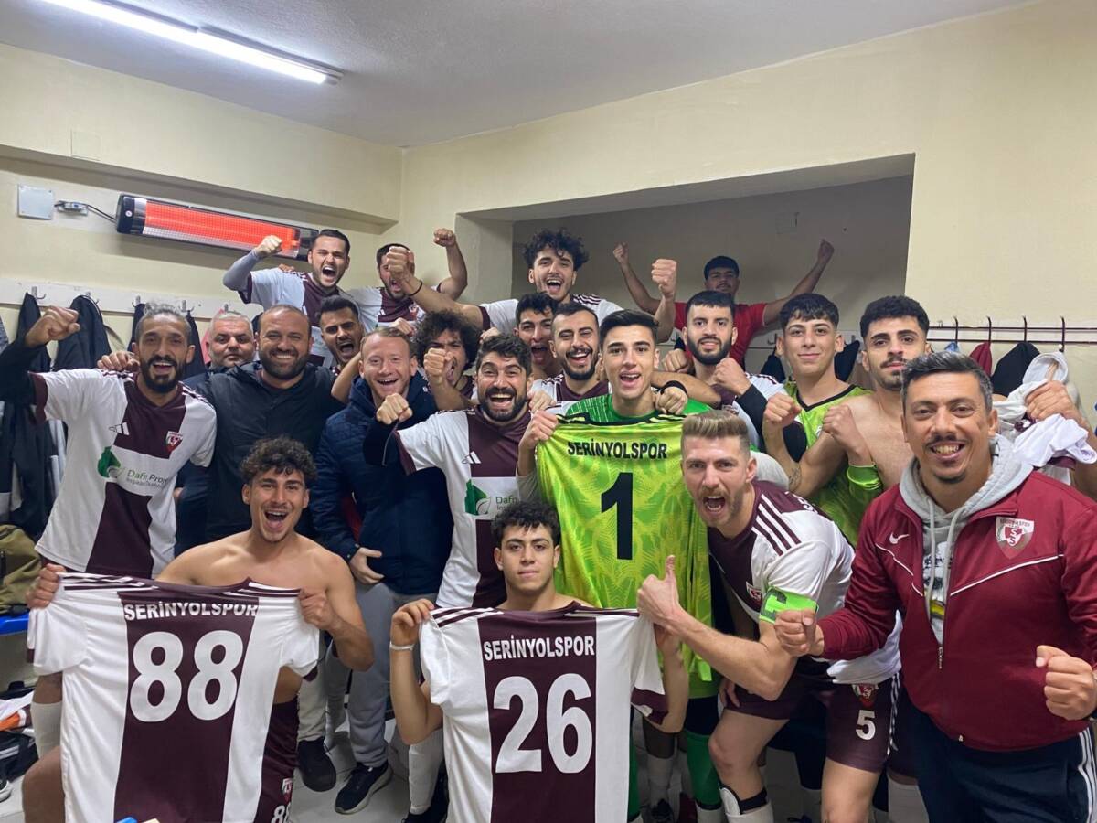 Hatay 1. Amatör Küme’de şampiyonluk mücadelesi veren Serinyolspor, Samandağ deplasmanında