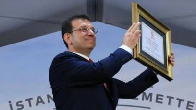 İstanbul Büyükşehir Belediye (İBB) Başkanlığı görevinden tutukluluğu sonrası alınan ve