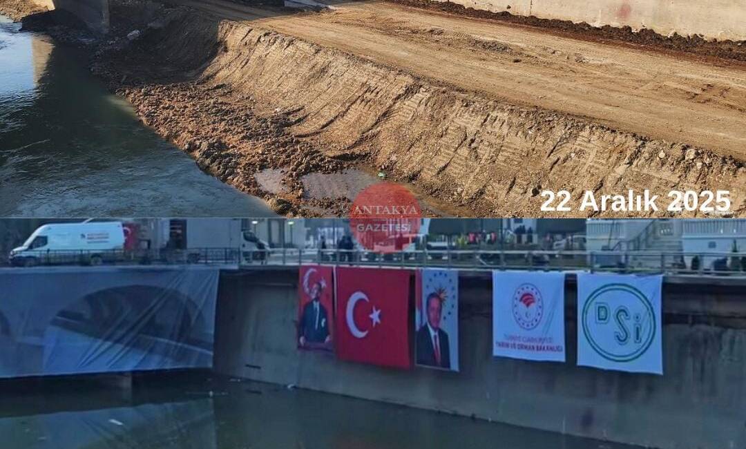 Hatay’da yürütülen ıslah çalışmaları kapsamında uzun süredir susuz kalan Asi