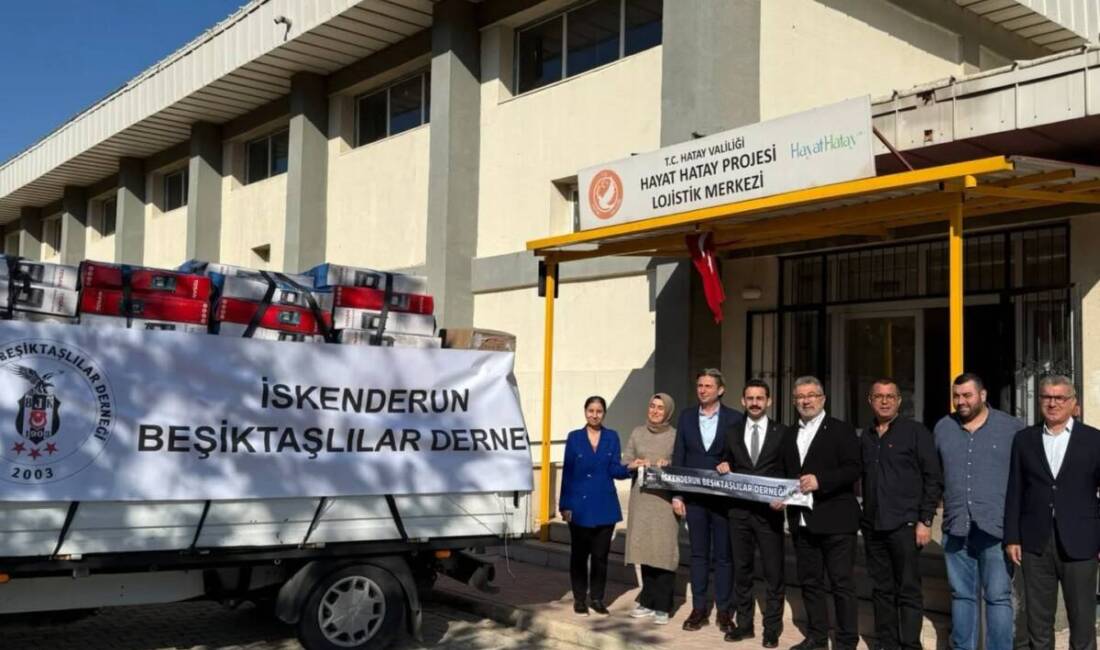 İskenderun Beşiktaşlılar Derneğince yürütülen sosyal sorumluluk projesi kapsamında temin edilen
