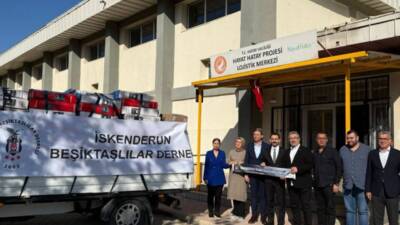 İskenderun Beşiktaşlılar Derneğince yürütülen sosyal sorumluluk projesi kapsamında temin edilen