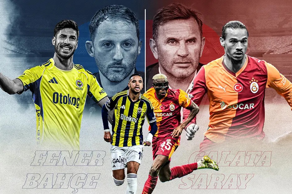 Türkiye’nin en büyük rekabeti yeniden başlıyor. Fenerbahçe ile Galatasaray, zirvenin
