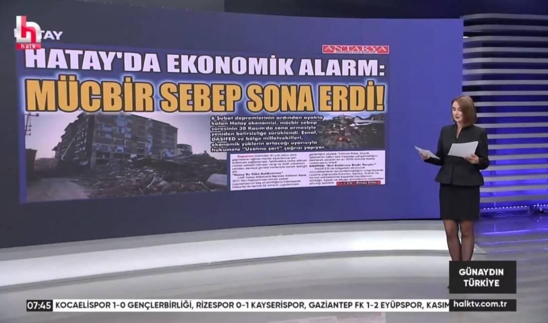 Halk TV’de yayınlanan Süheyla Demir ile Günaydın Türkiye programında, Antakya