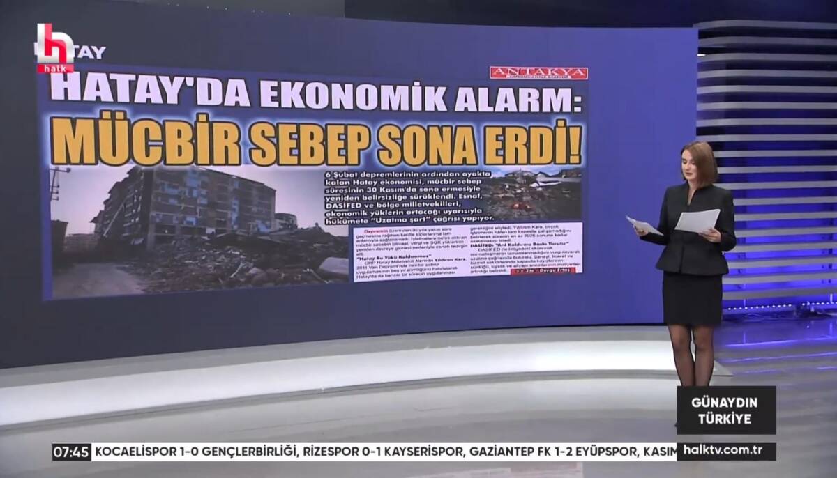 Halk TV’de yayınlanan Süheyla Demir ile Günaydın Türkiye programında, Antakya