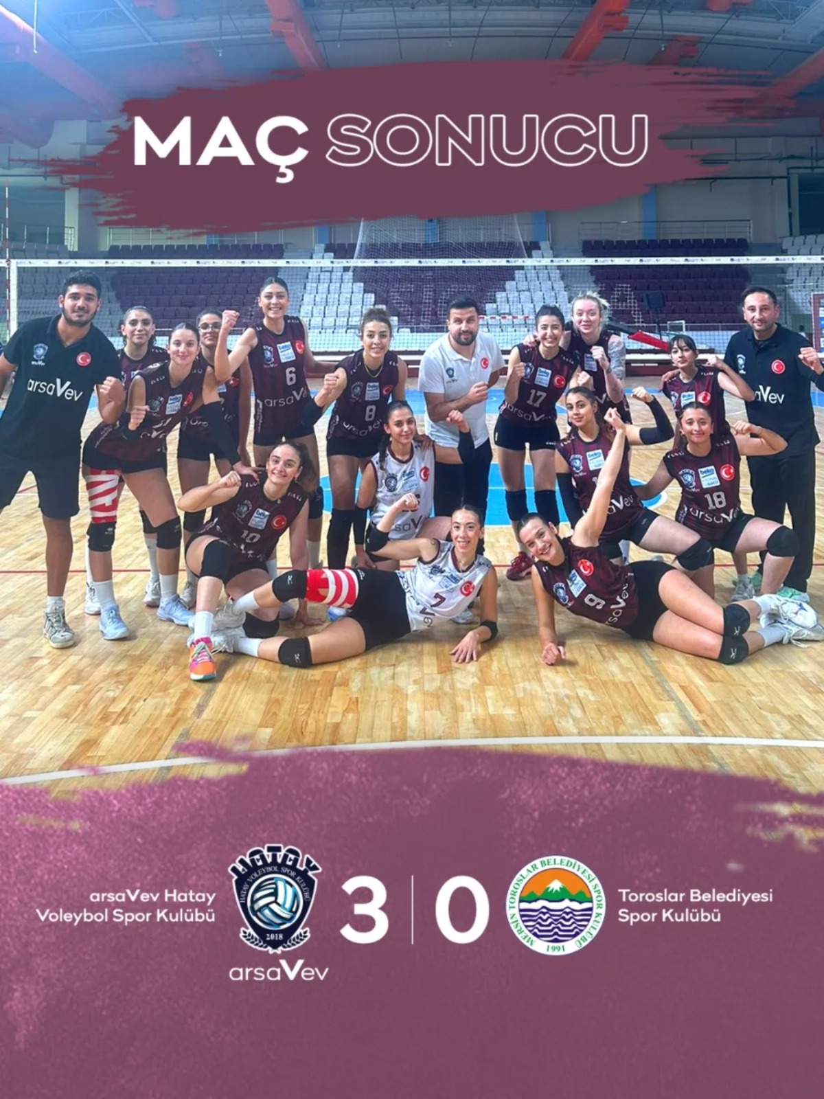 Türkiye Kadınlar Voleybol 2. Ligi’nde şampiyonluk hedefiyle yoluna devam eden