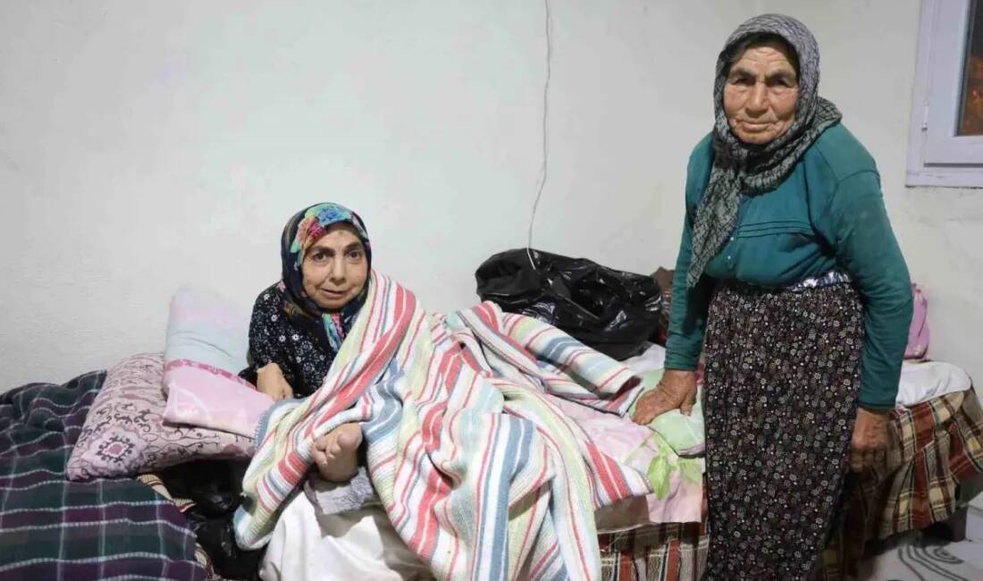 Hatay’ın Yayladağı ilçesinde yaşayan 80 yaşındaki Nazmiye Sözalan, doğuştan bedensel