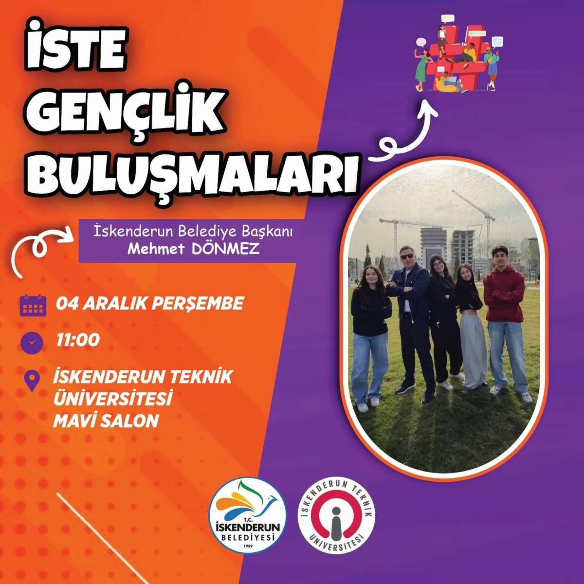 İskenderun’da bugün dikkat çekici bir etkinlik gerçekleştiriliyor. İskenderun Belediye Başkanı