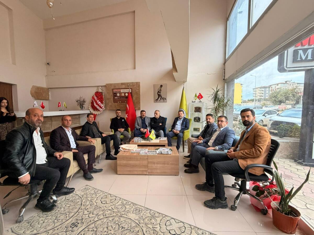 HATSO Başkanı Hikmet Çinçin, Hatay Gazeteciler Cemiyeti ziyaretinde mücbir sebep