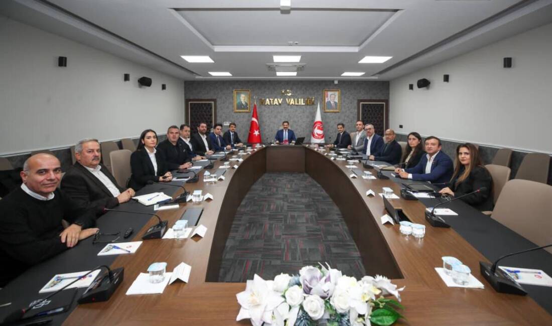 Hatay Valiliği koordinasyonunda, üniversitelerden ve ilgili bakanlıklardan bilim insanları ile