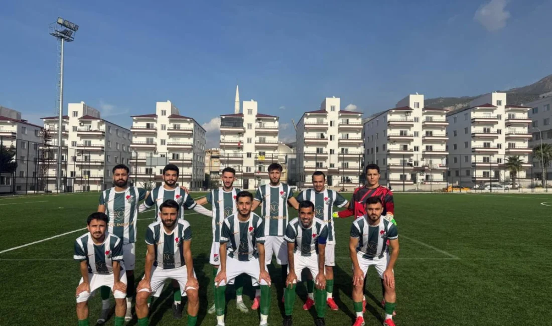 Hatay Süper Amatör Ligi (B) Grubu lideri İskenderun Meydanspor, çıktığı