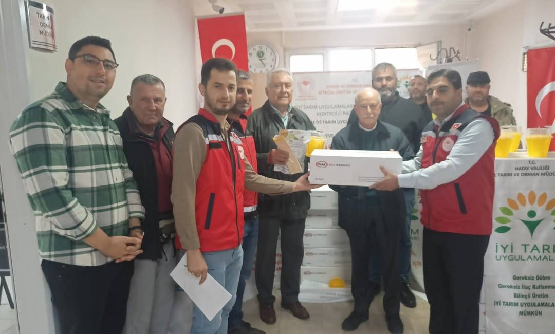 Hatay’da Verim ve Kalite İçin Önemli Adım Hatay İl Tarım ve Orman Müdürlüğü, İyi Tarım Uygulamaları çerçevesinde