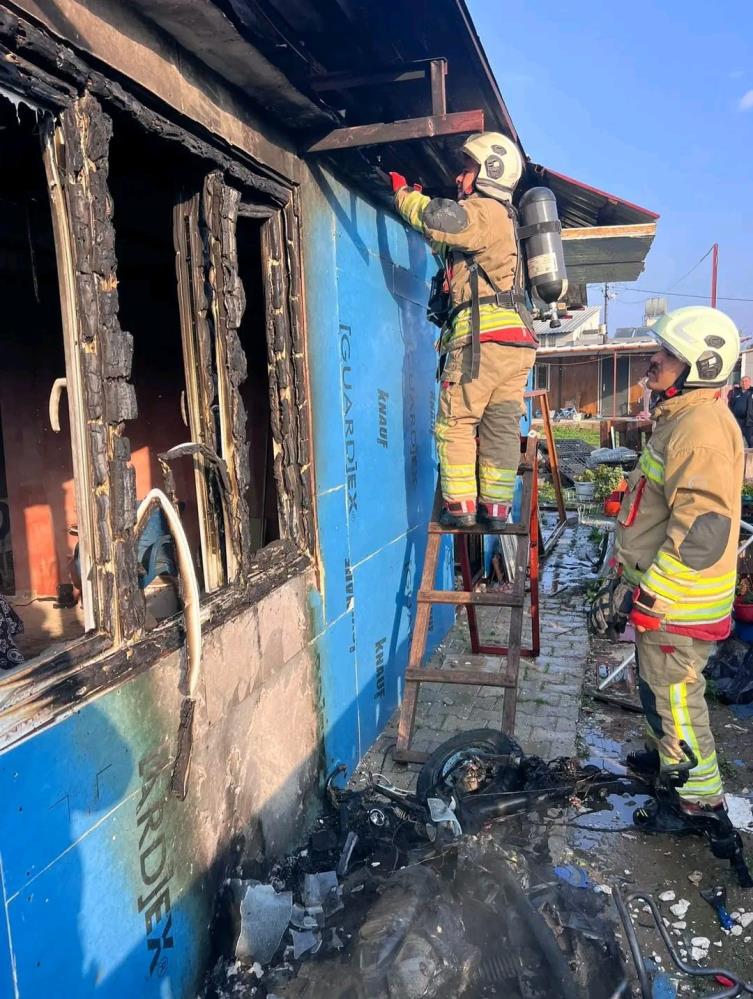 Hatay’ın Antakya ilçesinde tek katlı bir müstakil evde meydana gelen