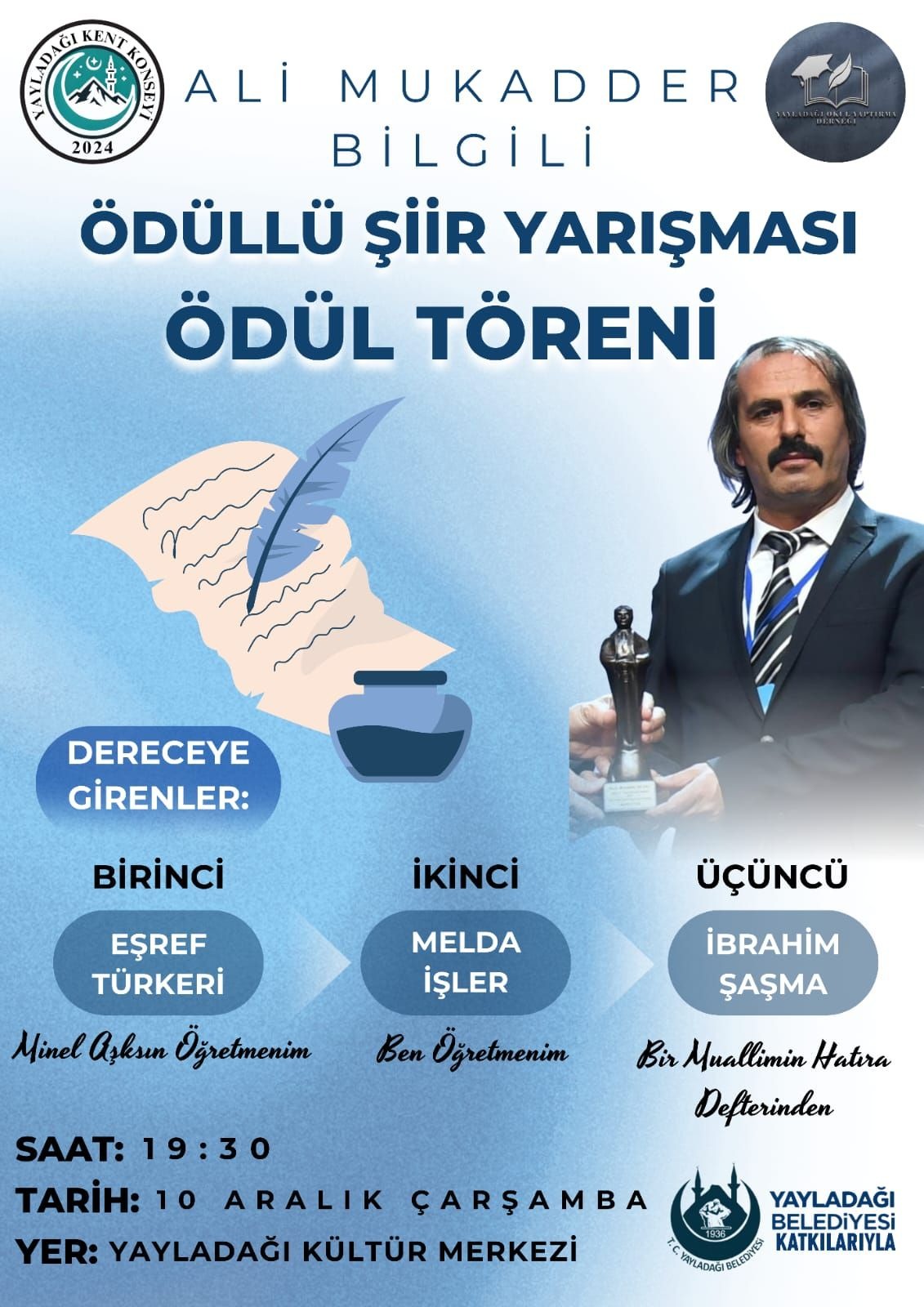 Yayladağı Kent Konseyi ve Yayladağı Okul Yaptırma Derneği tarafından düzenlenen