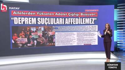 Halk TV’den Gazetemize Övgü Gazetemizin deprem adaletine dair manşet haberi, ulusal basında geniş yankı