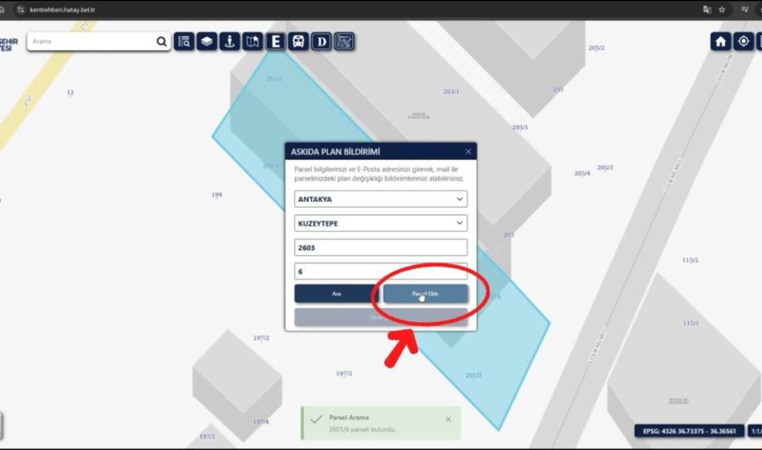 Hatay’ın İmar Haritası Dijital Ortama Taşındı Hatay Büyükşehir Belediyesi (HBB), akıllı belediyecilik vizyonu kapsamında şehir yönetimini