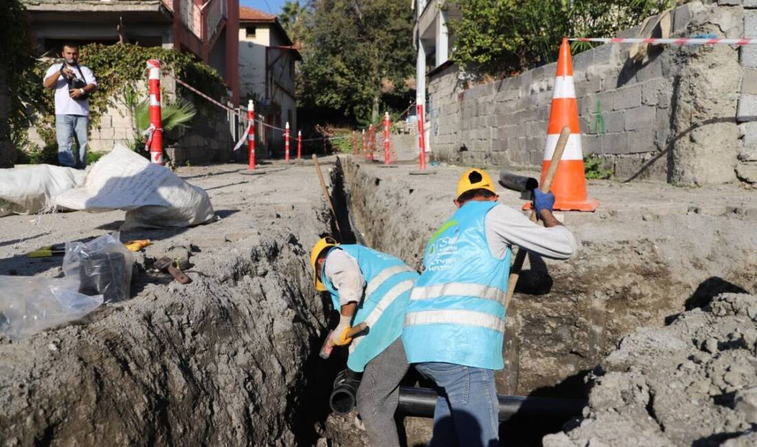 Modern içme suyu altyapısı için çalışmalar hızlandı Hatay Büyükşehir Belediyesi (HBB), kentin içme suyu altyapısını uzun ömürlü,