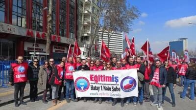 Eğitim-İş Sendikası, AKP iktidarının emekçiyi yoksullaştıran ekonomi politikalarına karşı 19