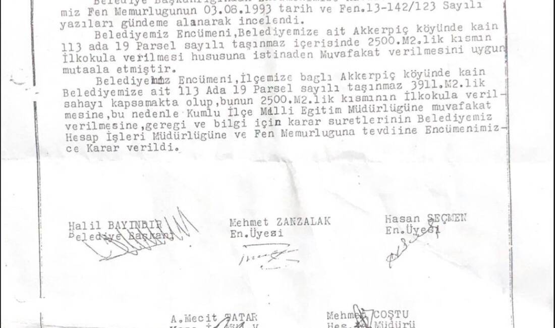 Hatay’ın Kumlu ilçesinde belediyeye ait bir taşınmazla ilgili dikkat çekici