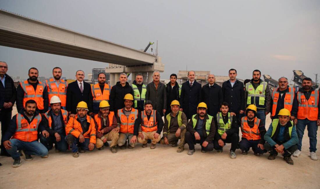 Antakya Çevre Yolu üzerinde yapımı süren Habibi Neccar Farklı Seviyeli