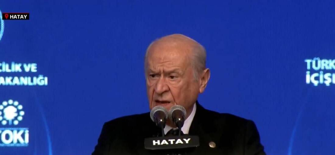 Milliyetçi Hareket Partisi (MHP) Genel Başkanı Devlet Bahçeli, Hatay’da düzenlenen