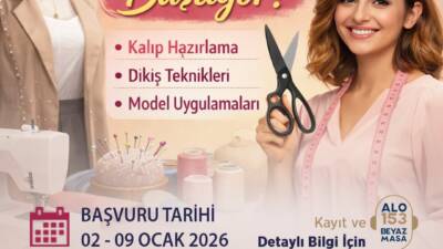 Hatay Büyükşehir Belediyesi ile Akademi Hatay iş birliğinde, kadınlara yönelik