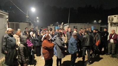 Hatay’ın Defne ilçesi Şehit Öğretmen Aybüke Yalçın Konteyner Kentinde yaşayan