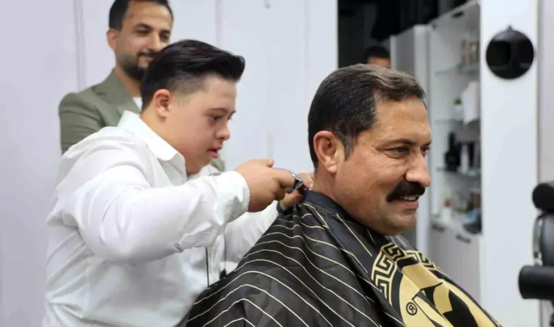 Hatay’da 3 Aralık Dünya Engelliler Günü, down sendromlu genç kuaför